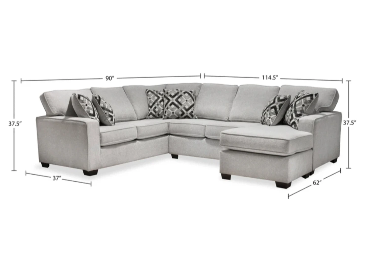 Verona 2-Piece Beige Sectional Sofa - photo 2