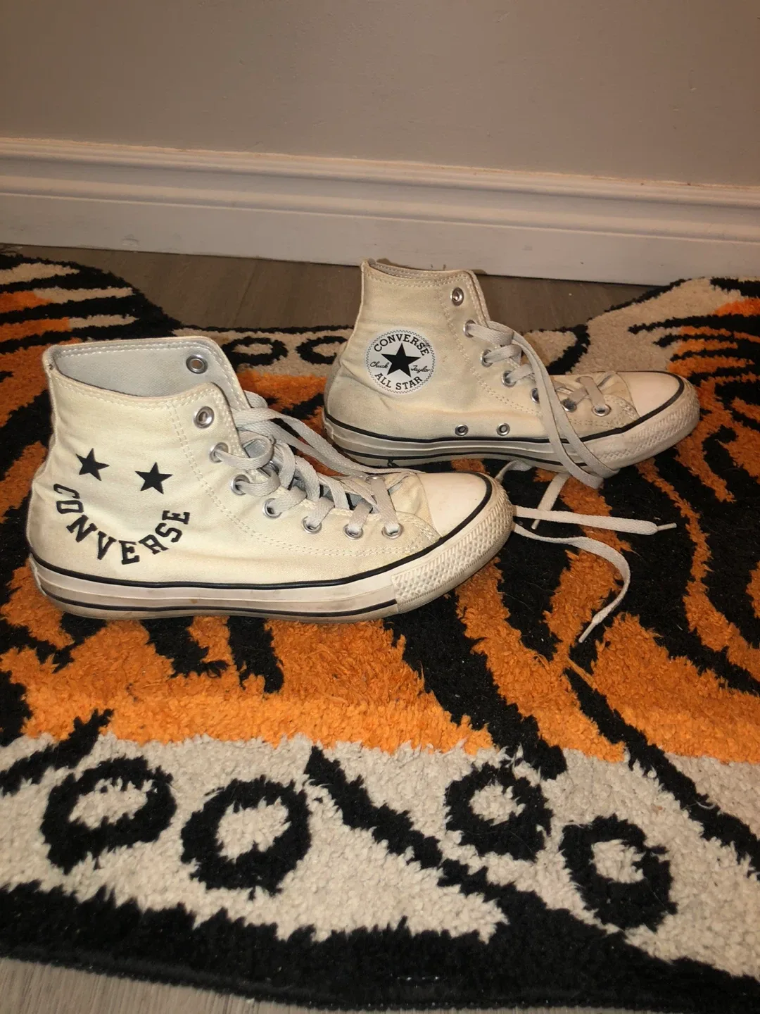 Converse All Star Smiley High Top Shoes