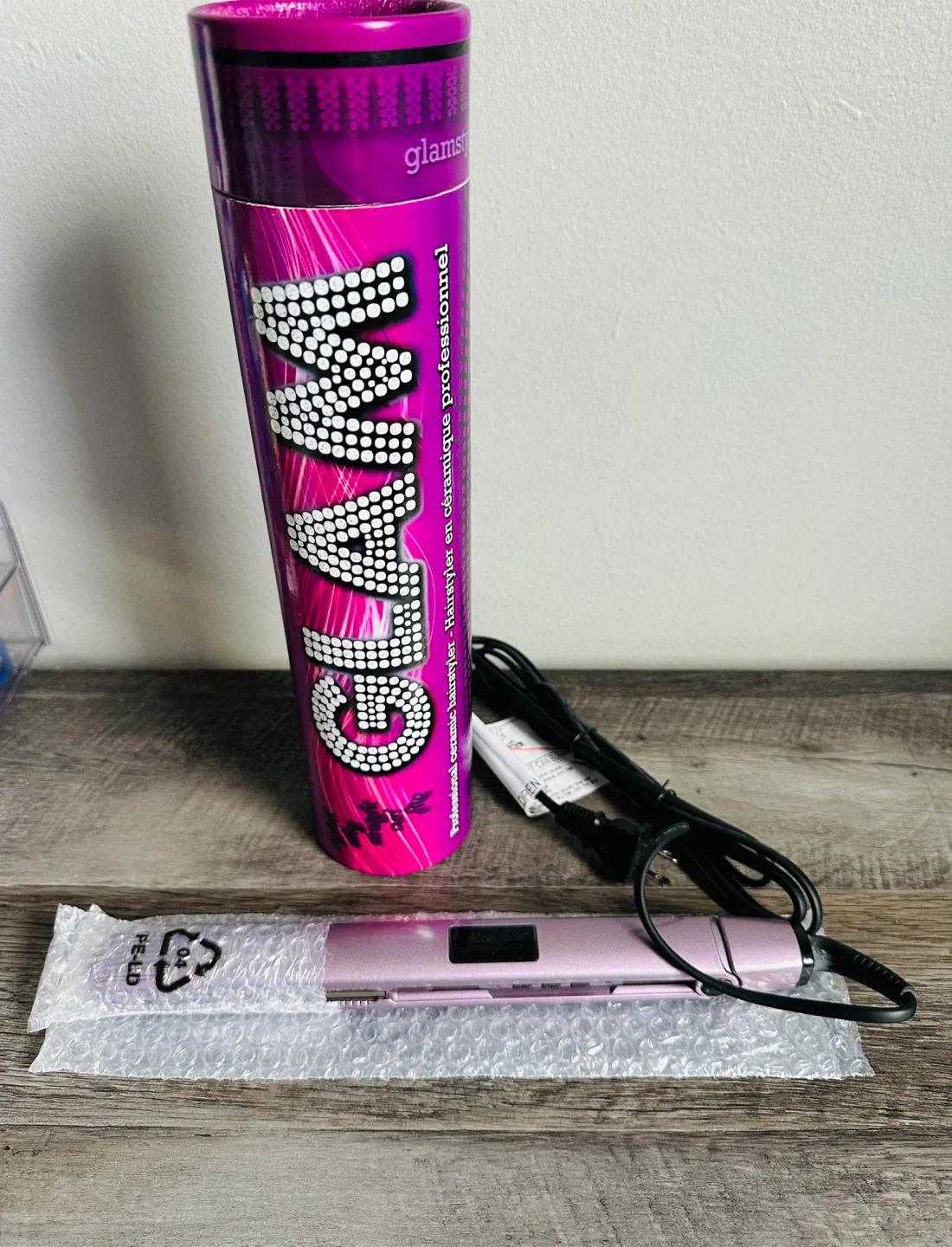 New! Glam professional ceramic hair styler image indicator(2)