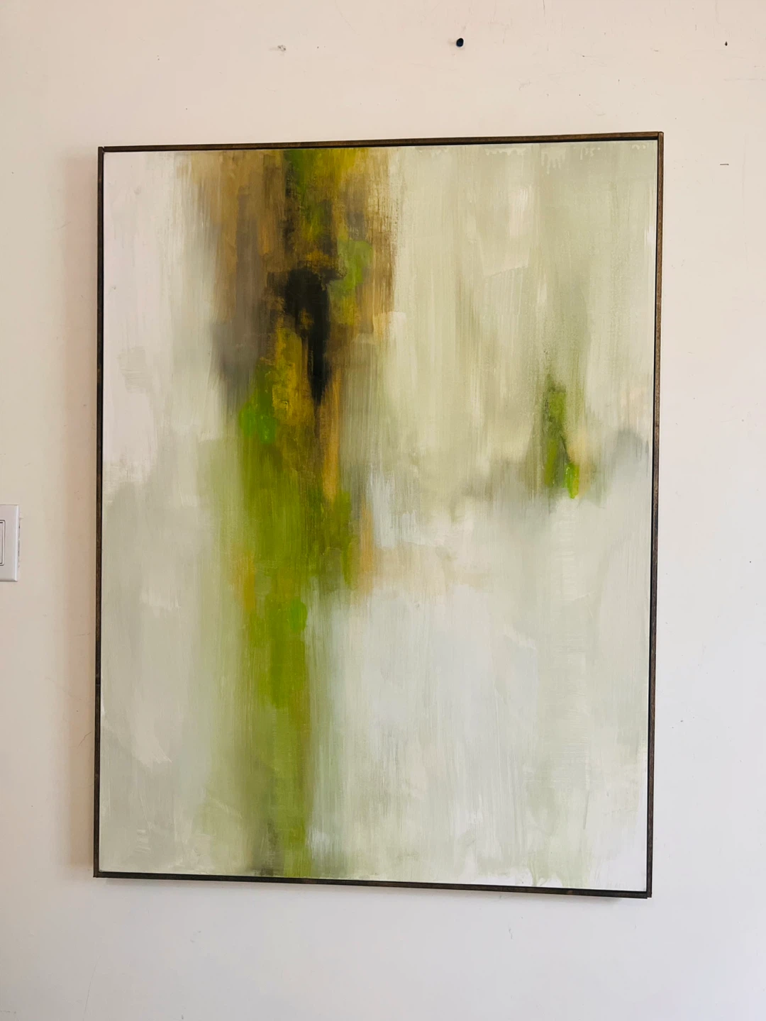 Abstract Wall Art - Green & Gold - photo 2