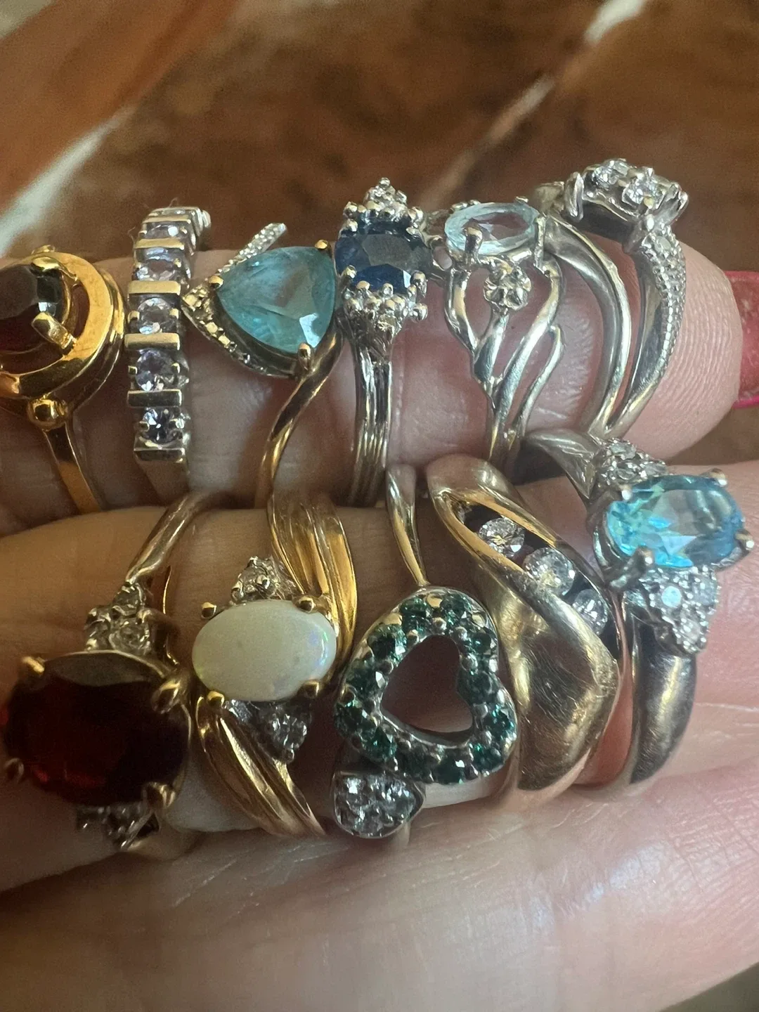 10 k rings -200 dollars each