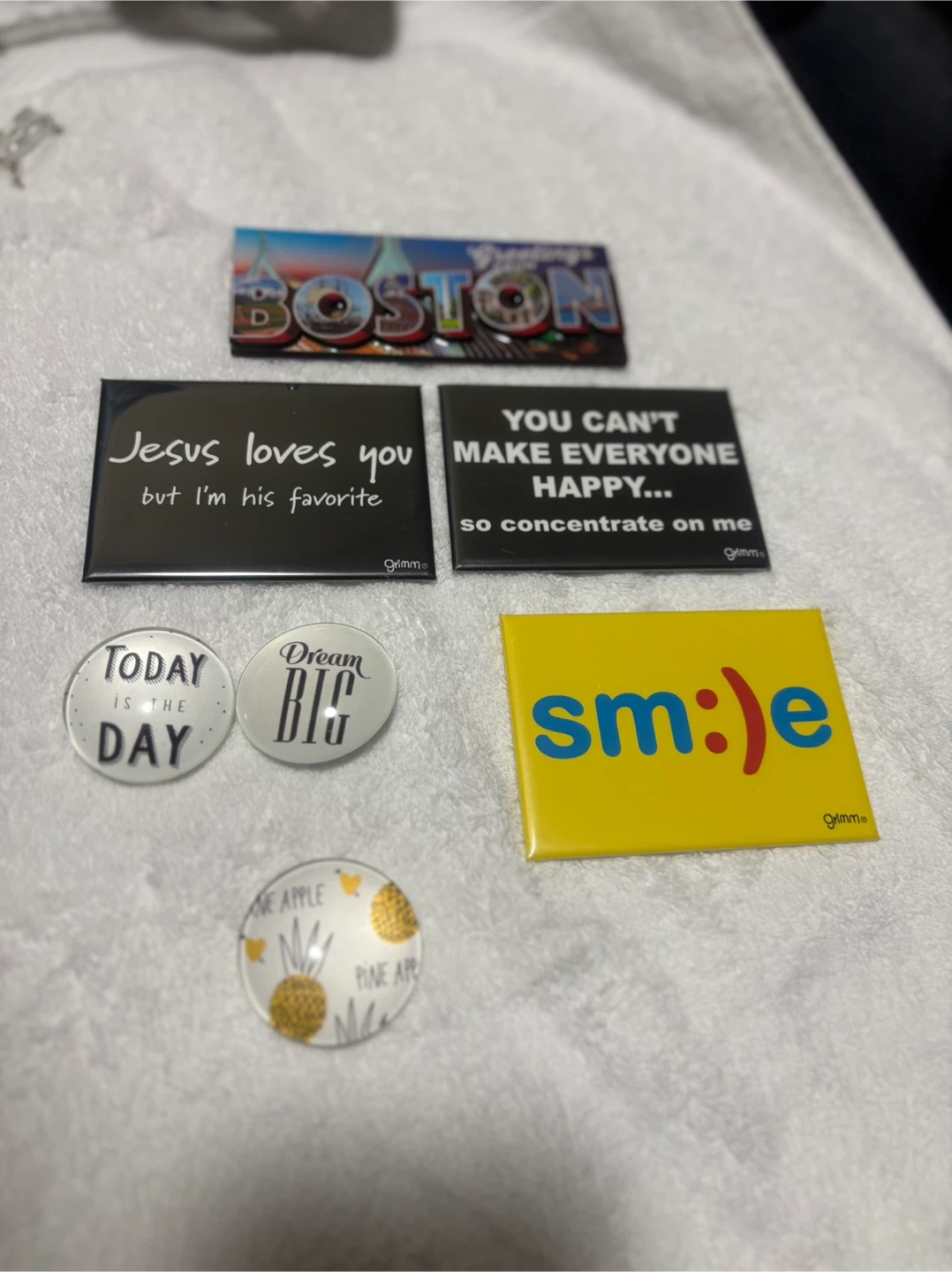Assorted Fridge Magnets - Boston, Smile, & More! - photo 3