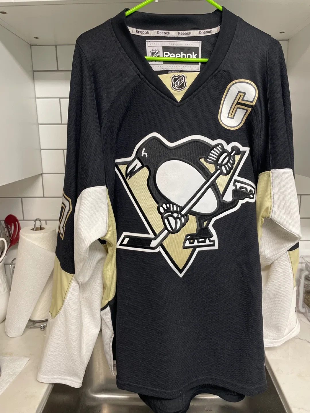 Reebok Pittsburgh Penguins Crosby #87 Jersey - XL image indicator(4)
