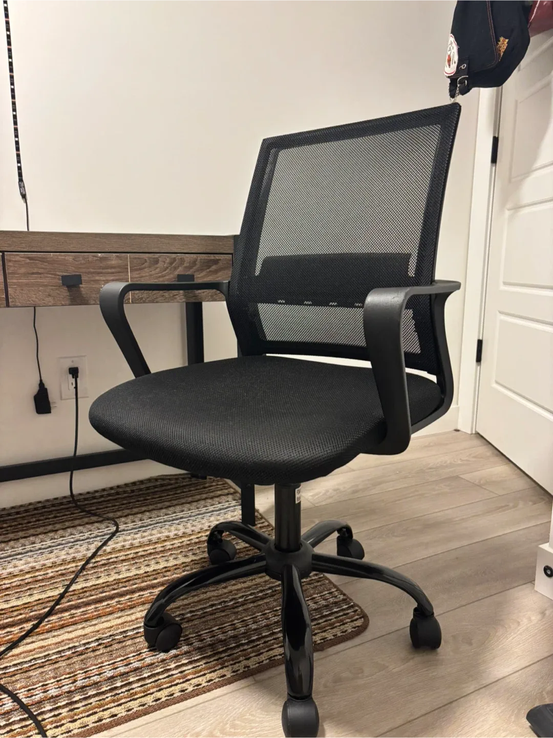 Wood & Metal Desk with Drawers image indicator(2)