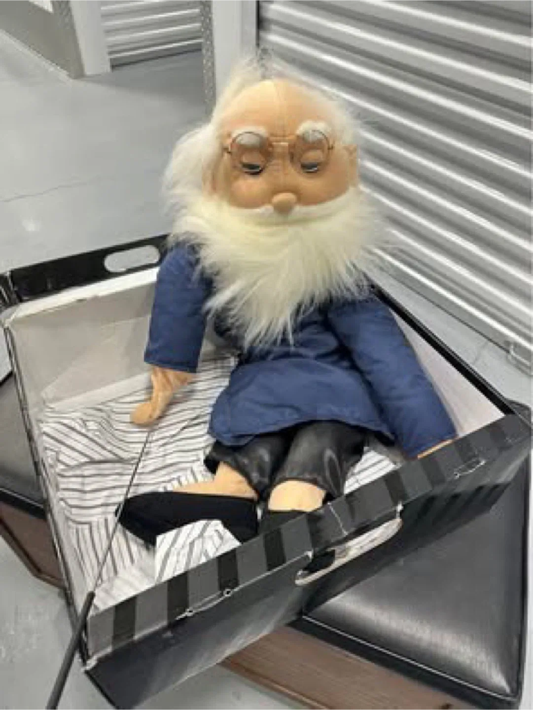 Vintage Ventriloquist  Stein Scientist Professor 24" Large & Bow