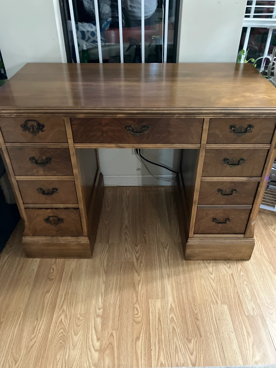 Antique Wooden Desk - photo 2