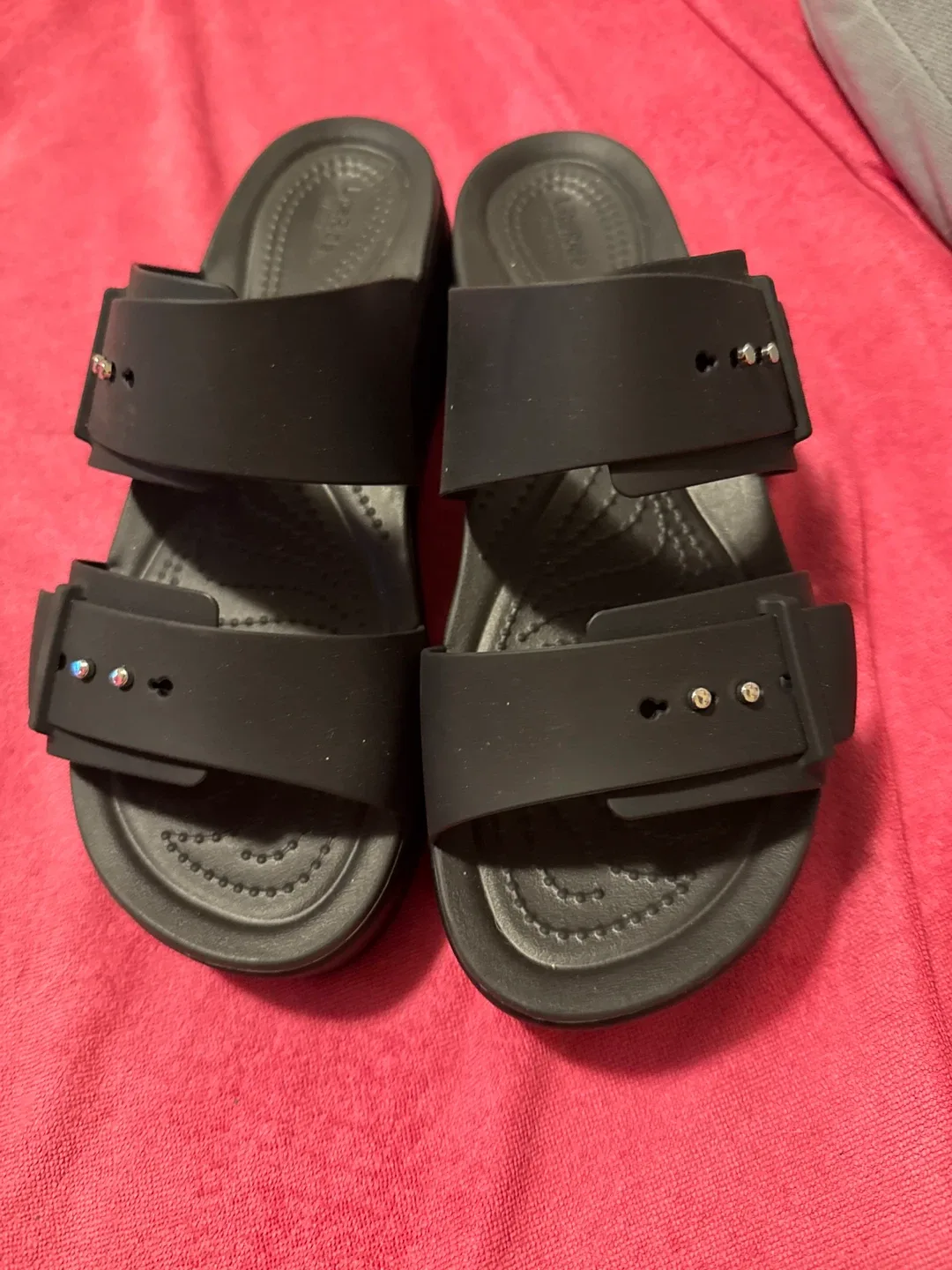 Crocs Black Sandals - Women's Size 9