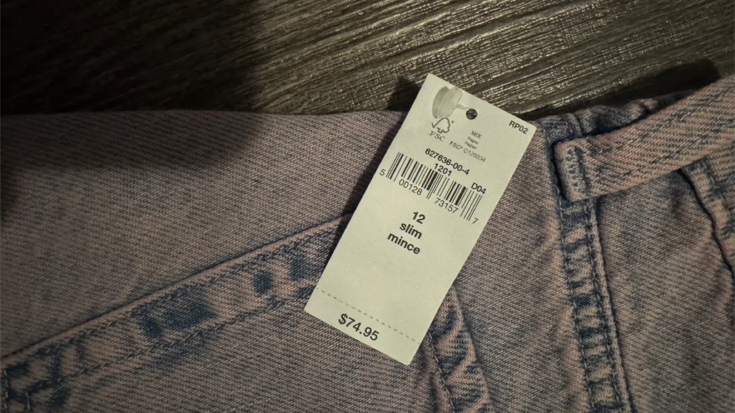 New GAP Kids Horseshoe Balloon Jeans - Size 12small image indicator(5)