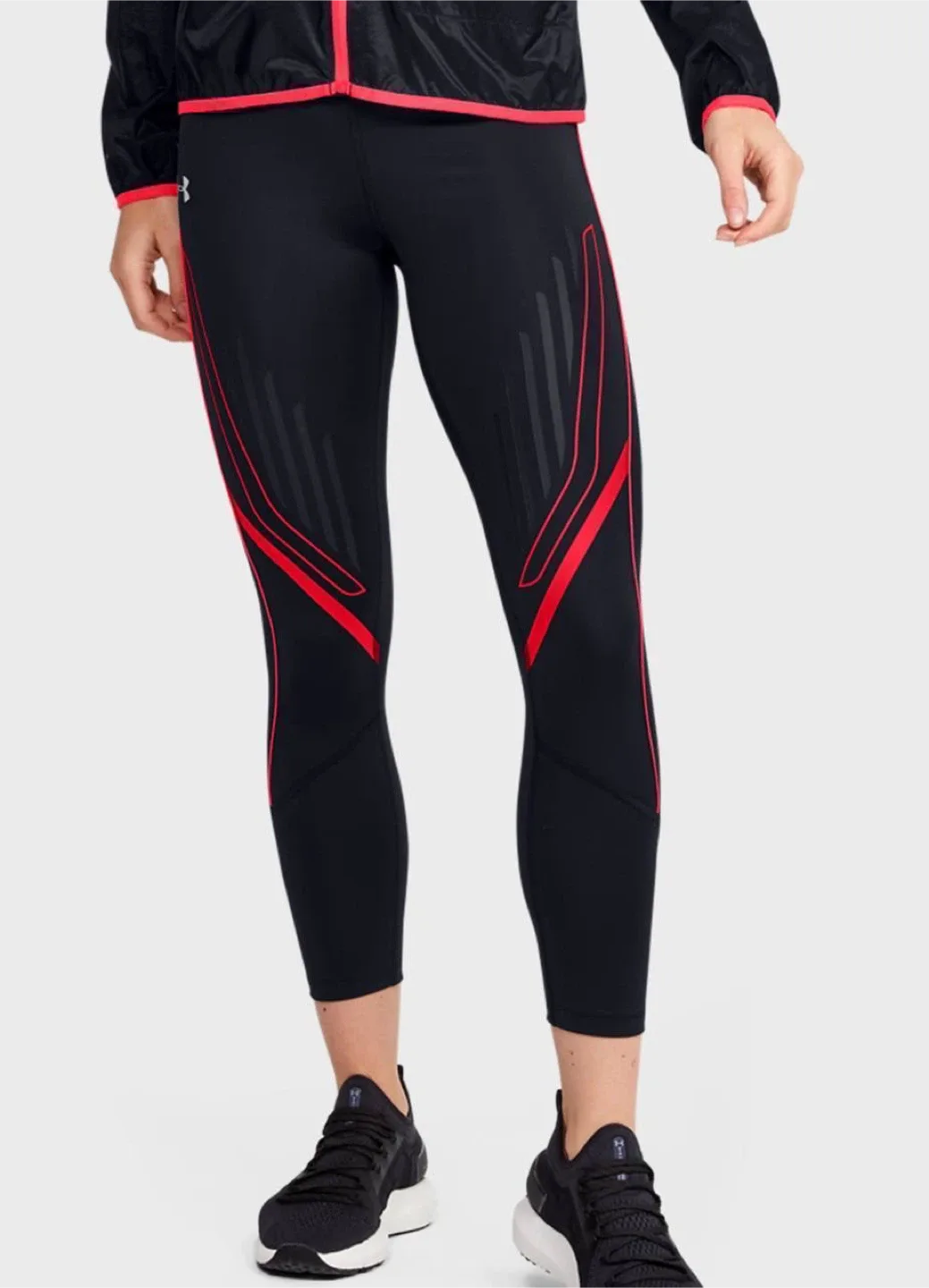 Graphic Ankle Crop Women's Black Tights size L, Under Armour image indicator(7)