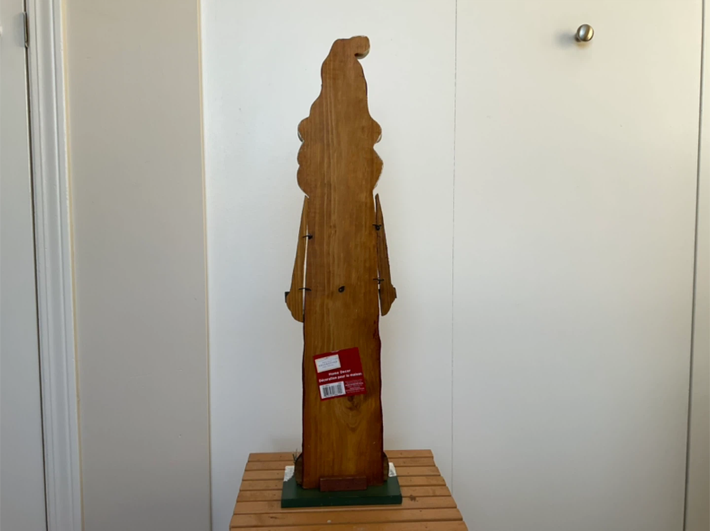 Christmas Wood and Metal Santa Claus - photo 2