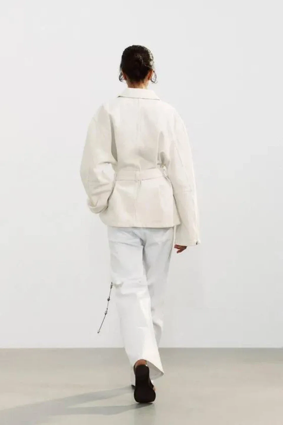 Denim jacket with belt ZARA, XXL(good for XL) image indicator(10)