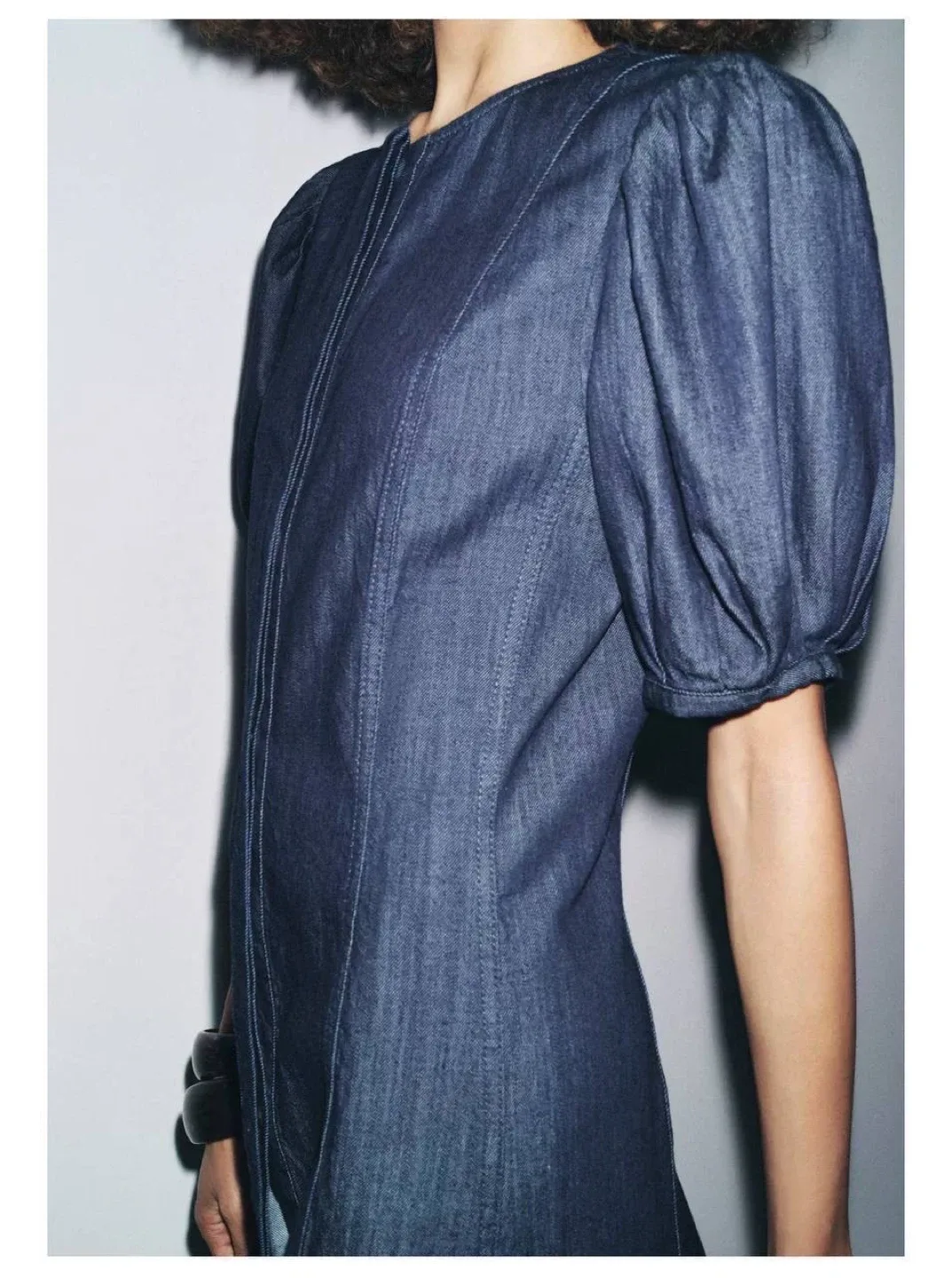 Zara Denim Midi Dress - size XXL(XL) image indicator(4)