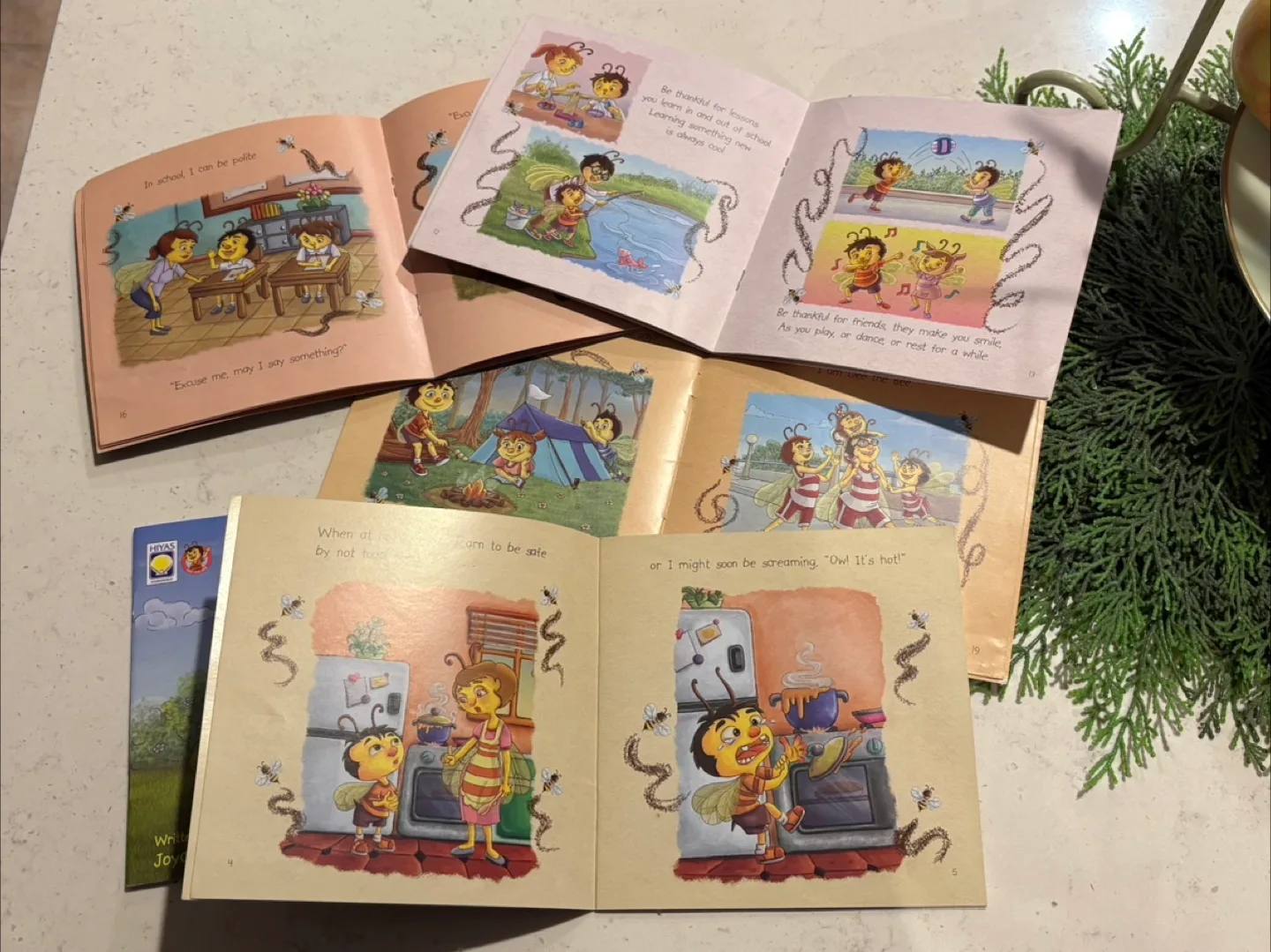 5 Bee Safe, Thankful, Active, Green, Polite Book Set image indicator(2)