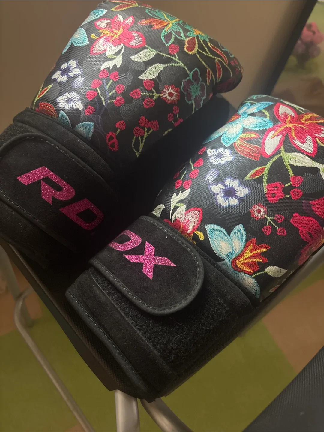 RDX Weight Lifting Wrist Wraps - Floral