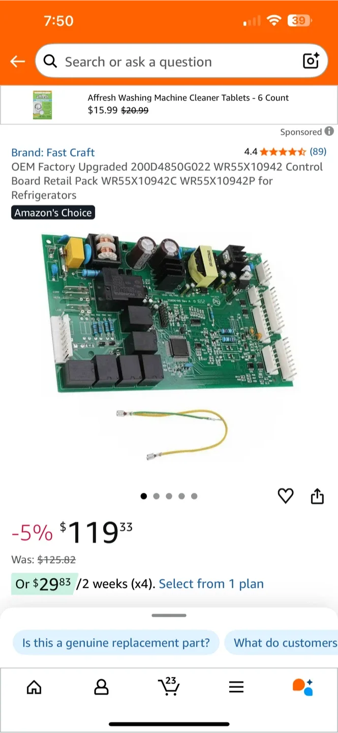 OEM Factory Upgraded 200D4850G022 Control Board image indicator(2)