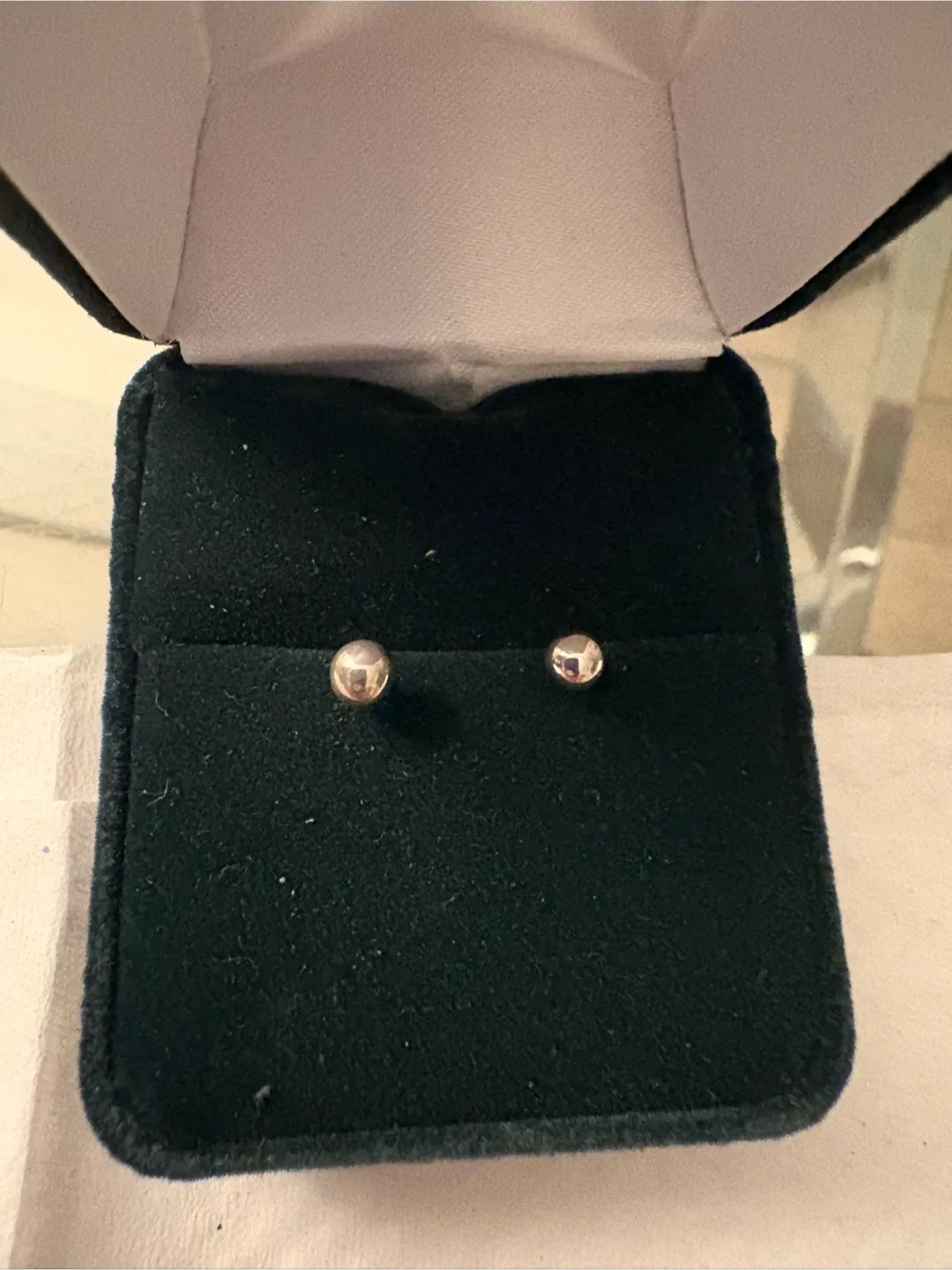 Sterling Silver Ball Stud Earrings image indicator(3)