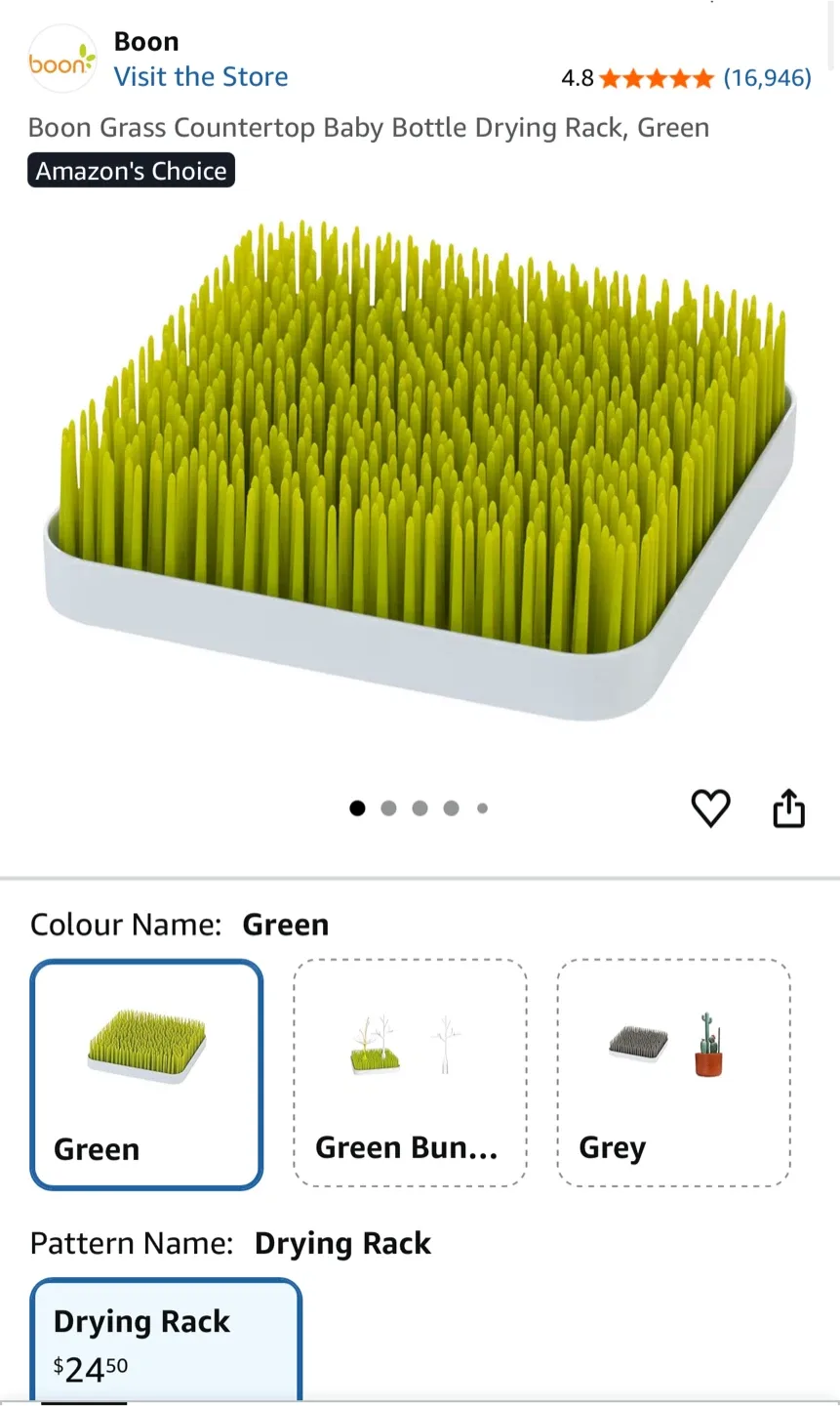 🌱 Boon Grass Bottle Drying Rack 🌱