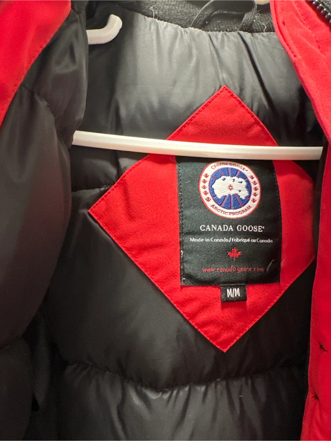 Canada Goose Red Parka - Size M/M image indicator(3)