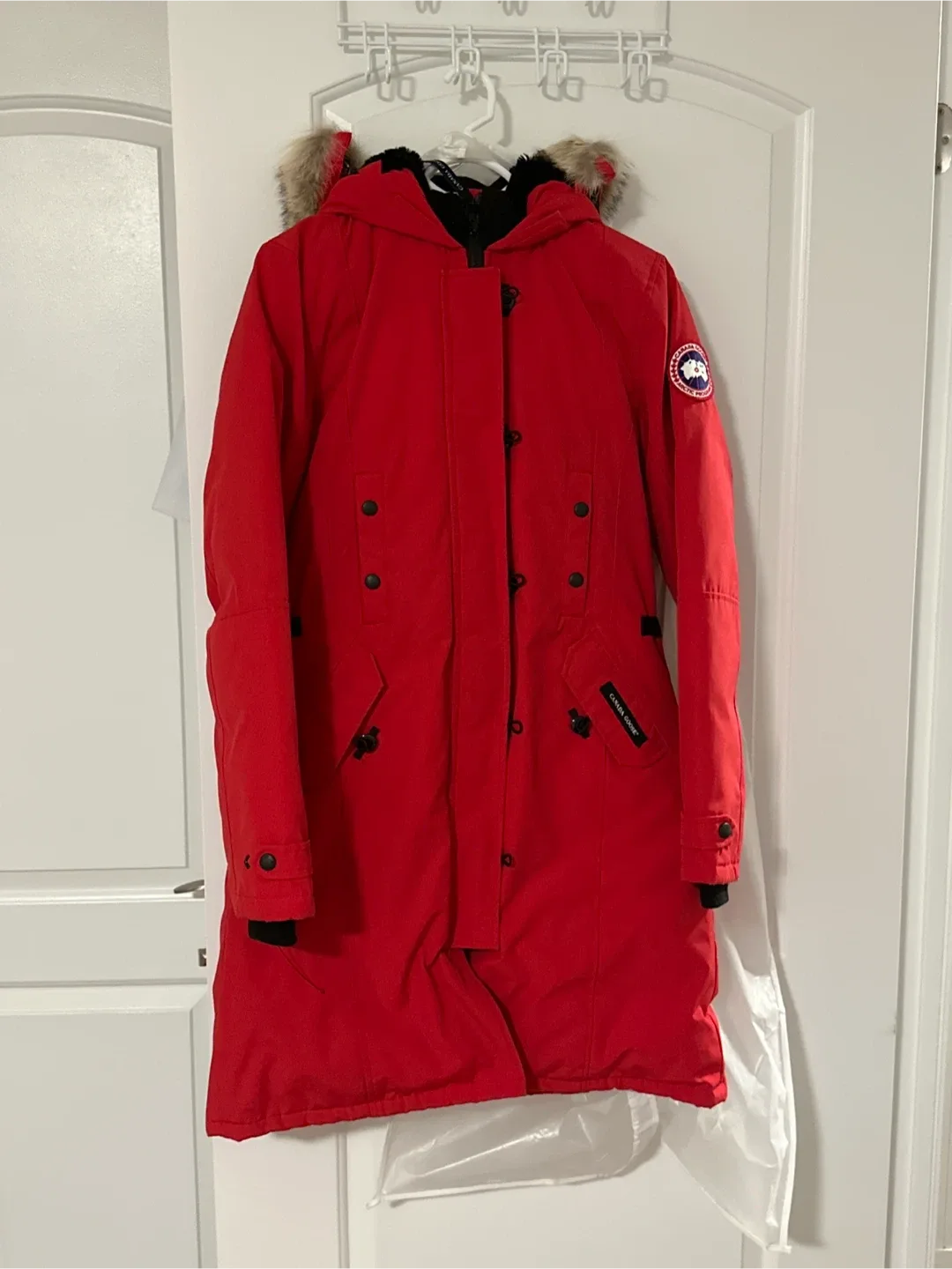 Canada Goose Red Parka - Size M/M