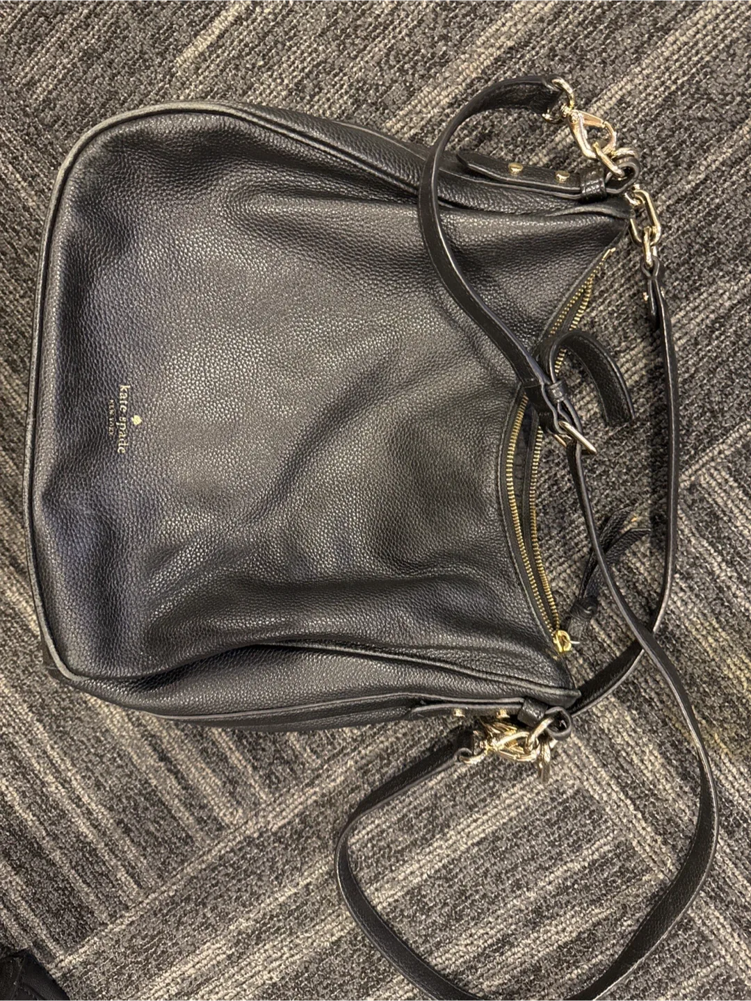 Kate Spade Black Leather Shoulder Bag
