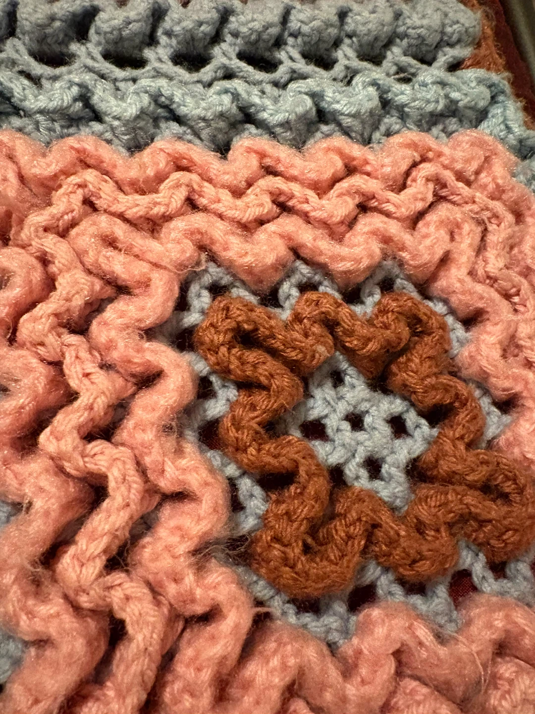 Handmade Crocheted Blanket & Pillows - photo 5
