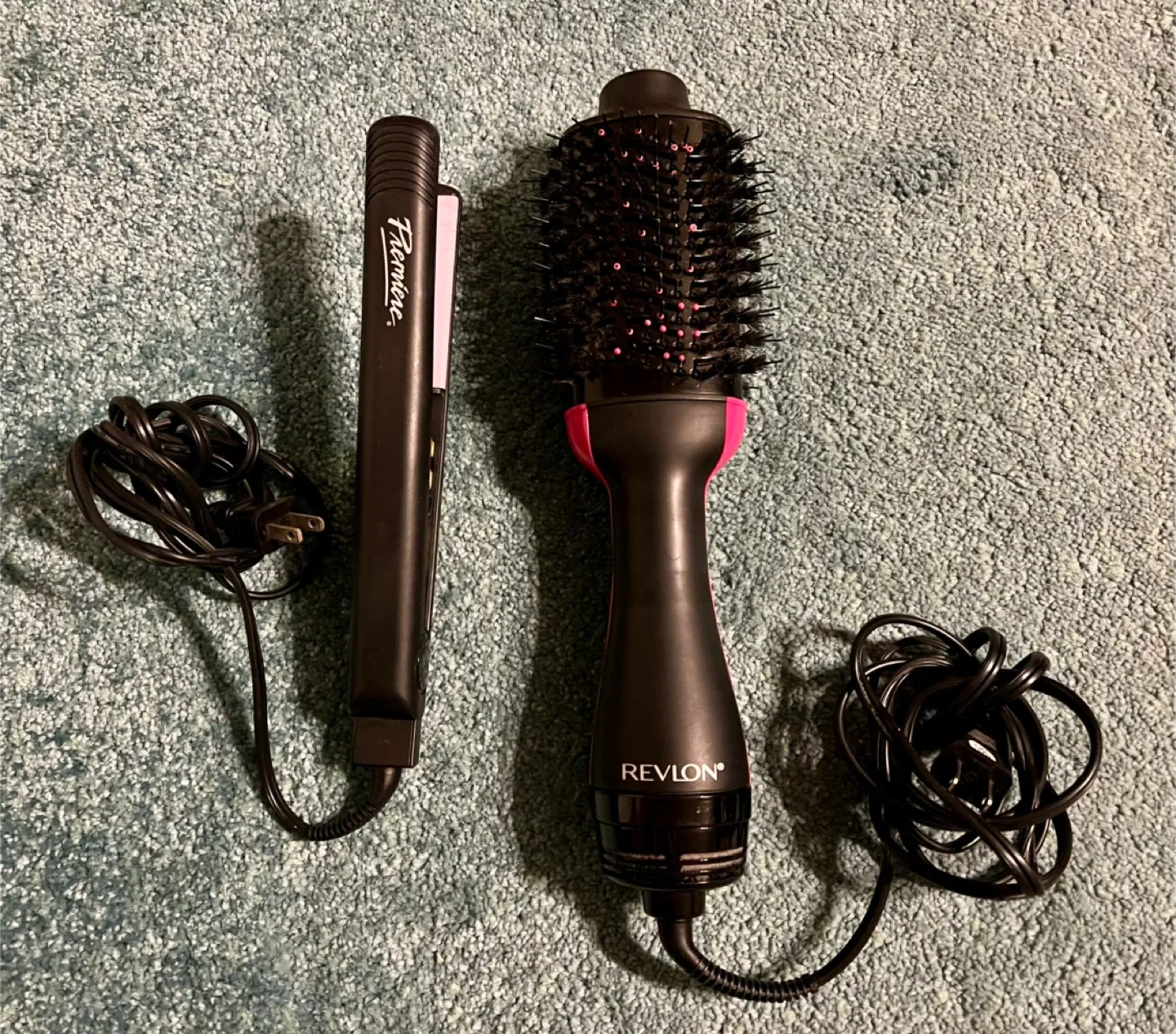 Revlon Hair brush Dryer  + Flawless Hair Straightener