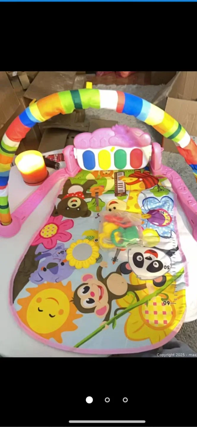 Baby Activity Gym Play Mat with Piano