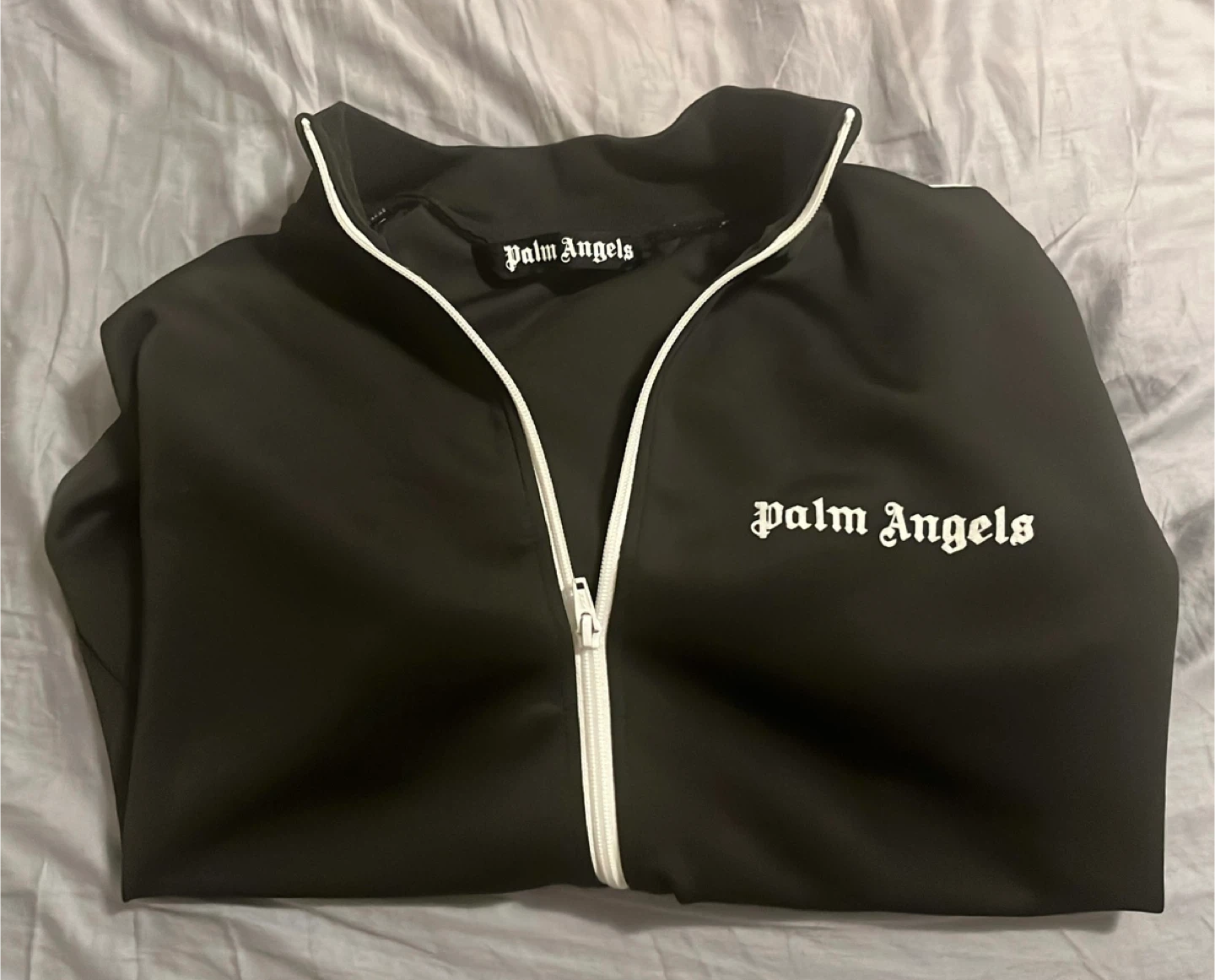 Palm Angels Black Track Full - Zip up - photo 2