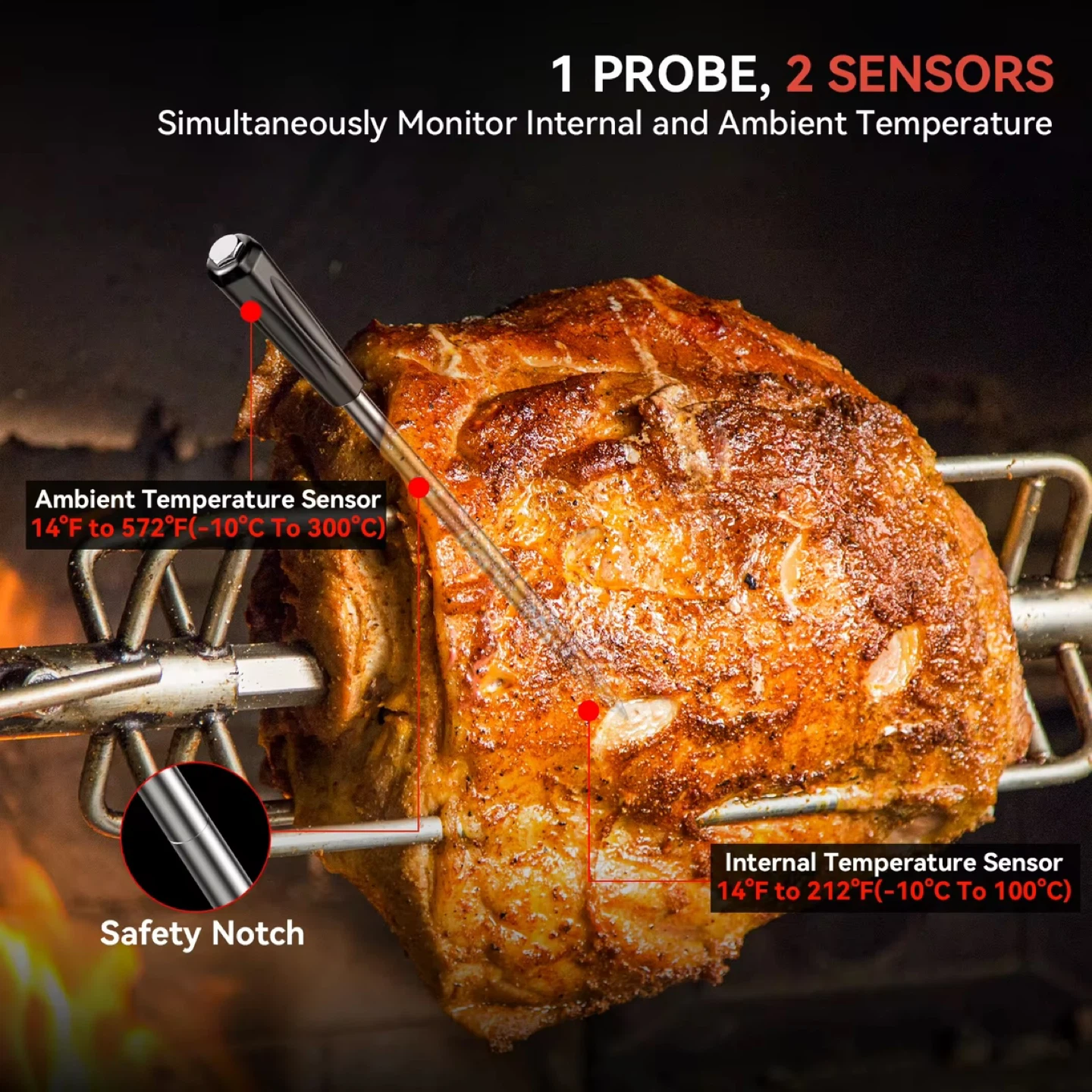 Wireless Smart Meat Thermometer - photo 4