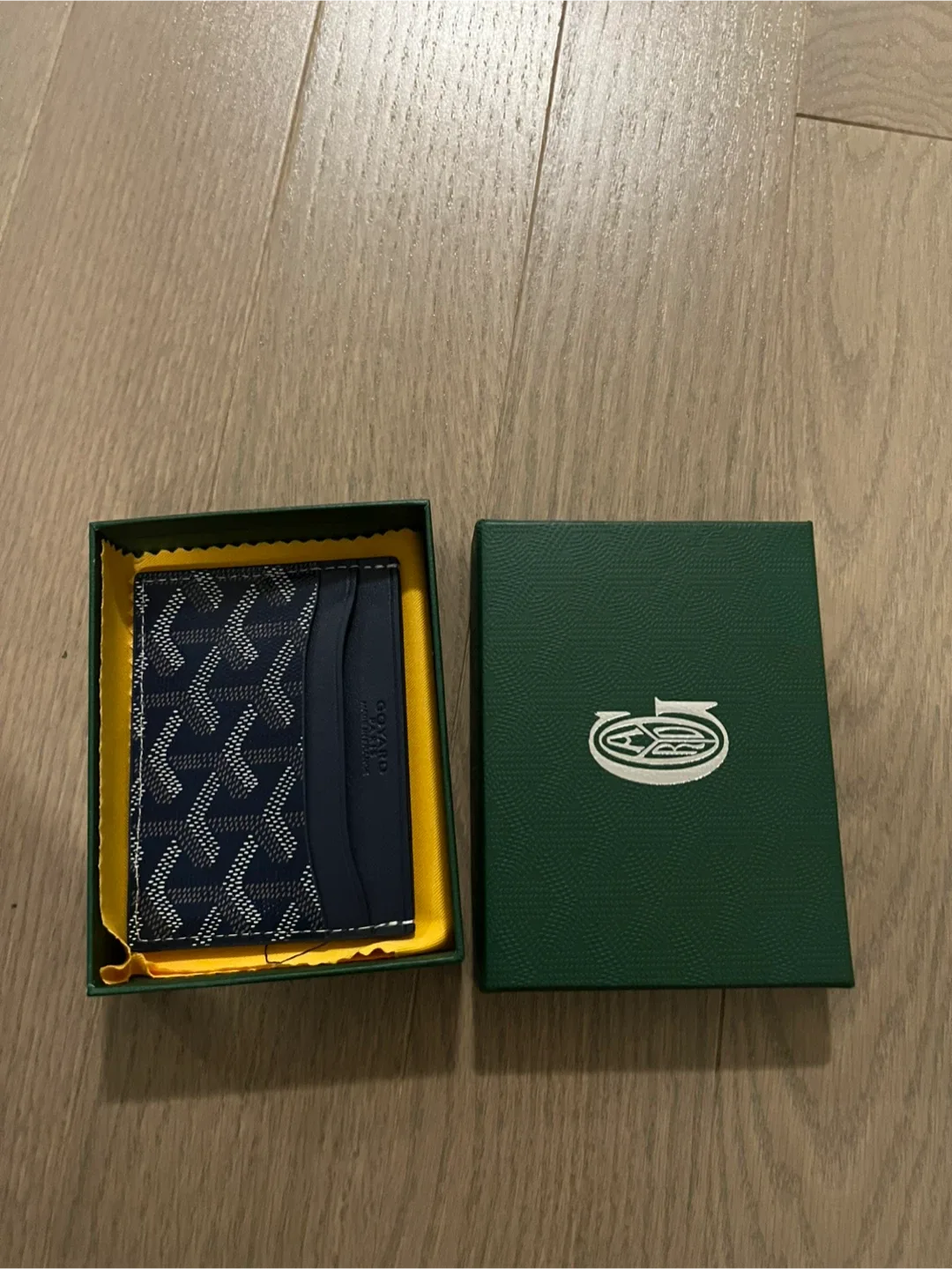 Goyard Card Holder with Box