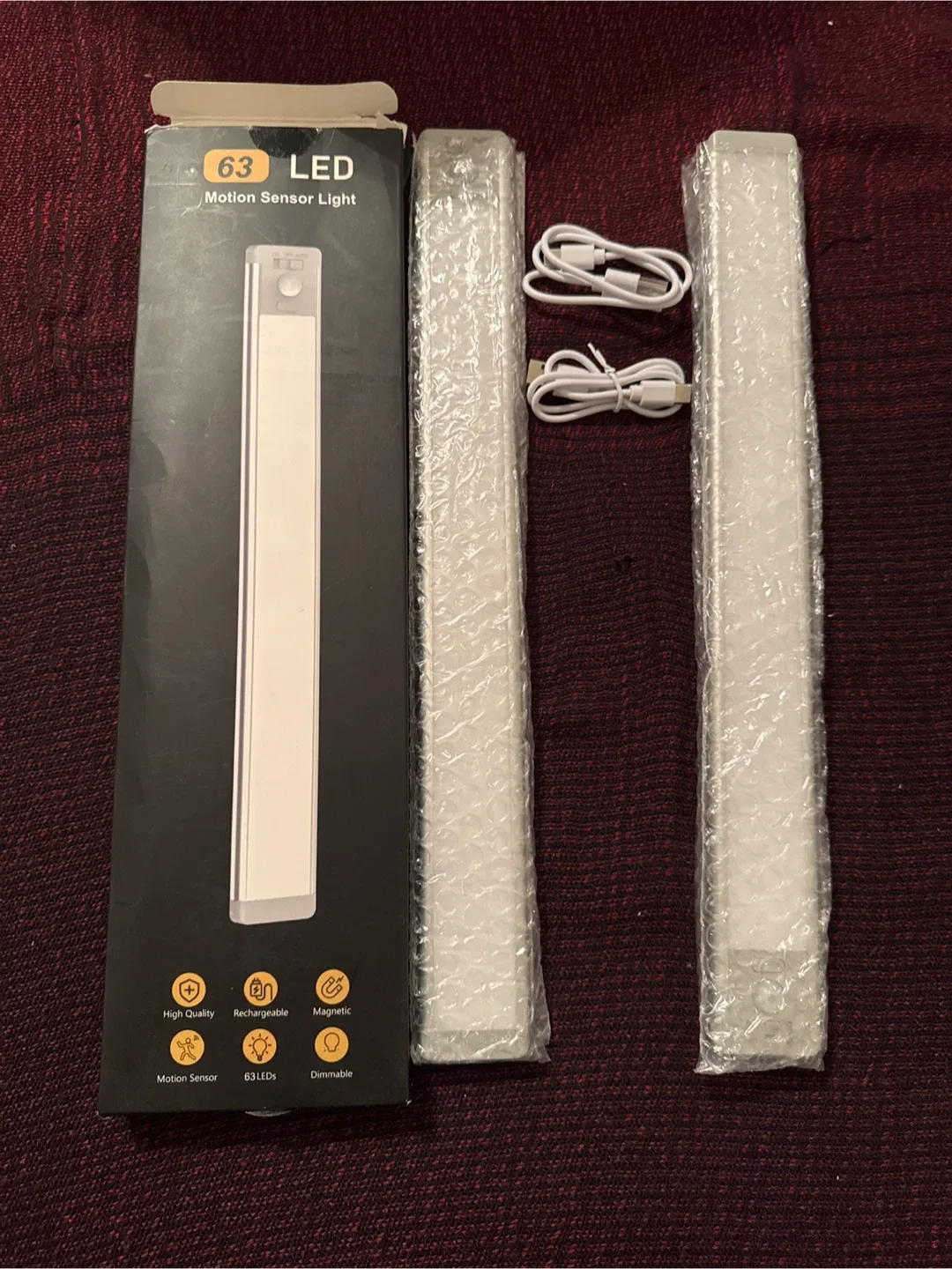 New MCGOR Under Cabinet LED Lights - 2 Pack image indicator(4)