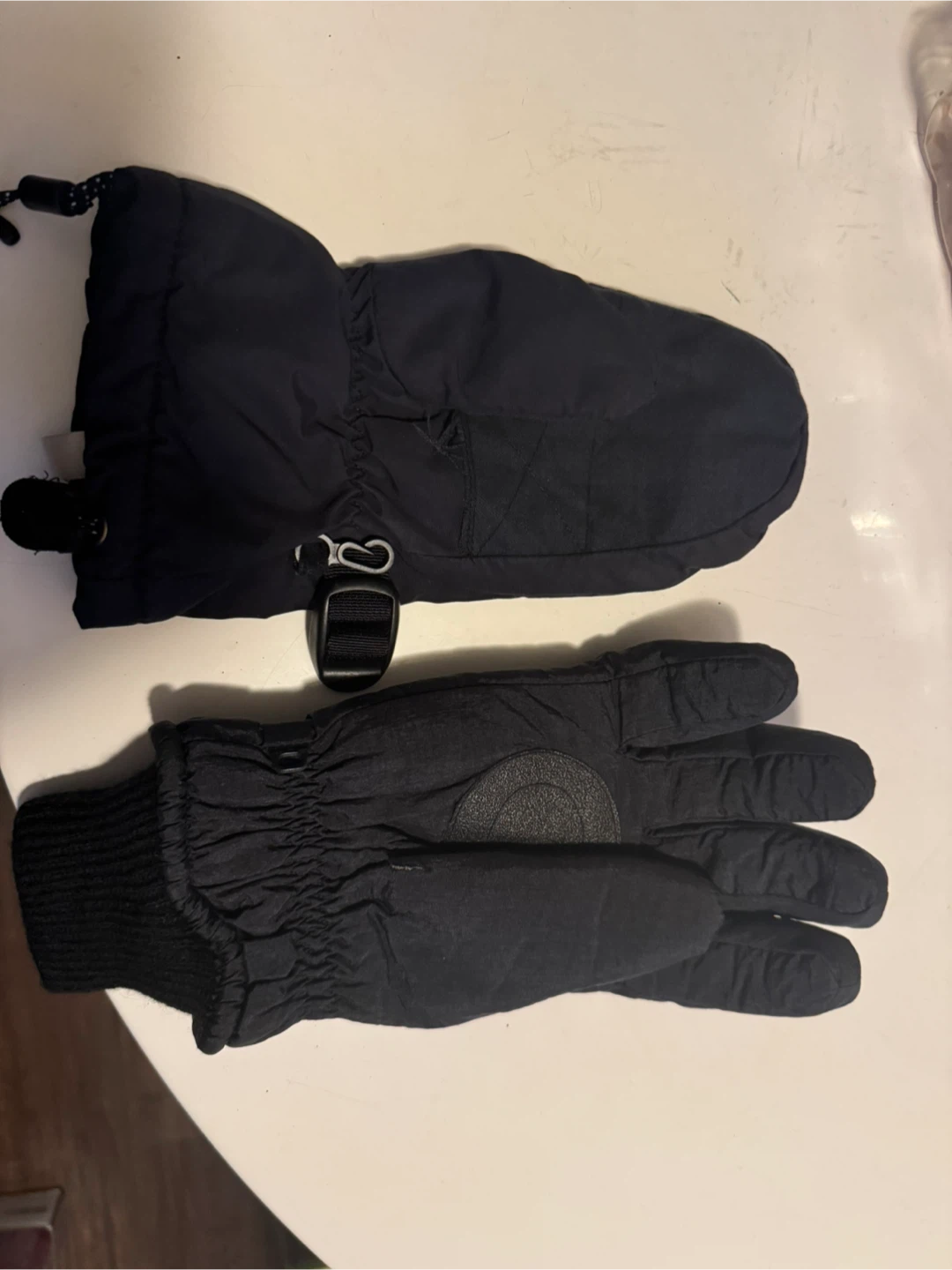 Black Gloves and Mittens Set
