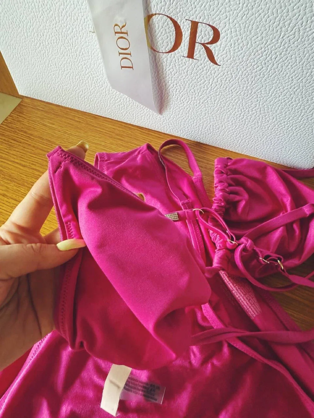 Victoria's Secret Pink Rhinestone Bikini,XL image indicator(4)