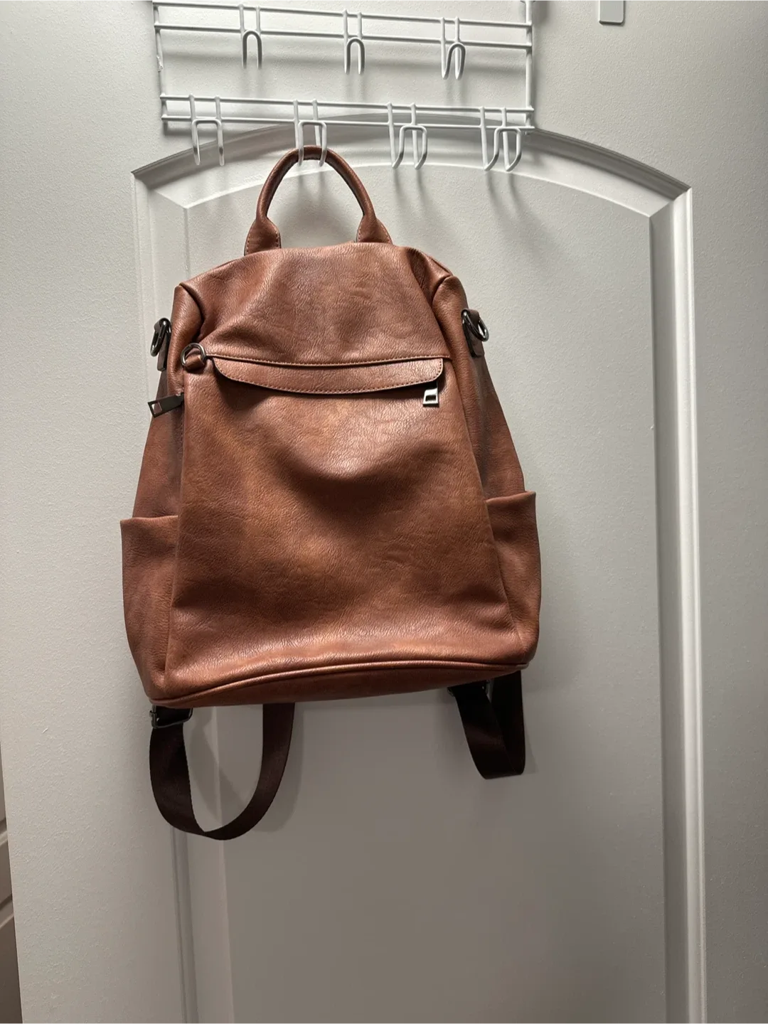 Brown Convertible Backpack
