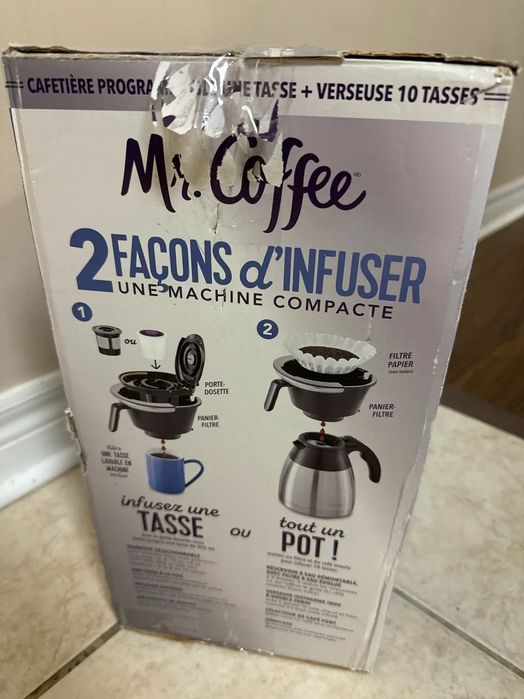 Mr. Coffee Combo Brewer - Single Serve + 10-Cup image indicator(2)