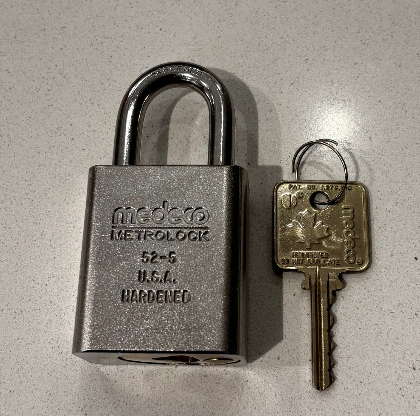 Cadenas Medeco MetroLock 52-5 – Haute Sécurité – Excellent état