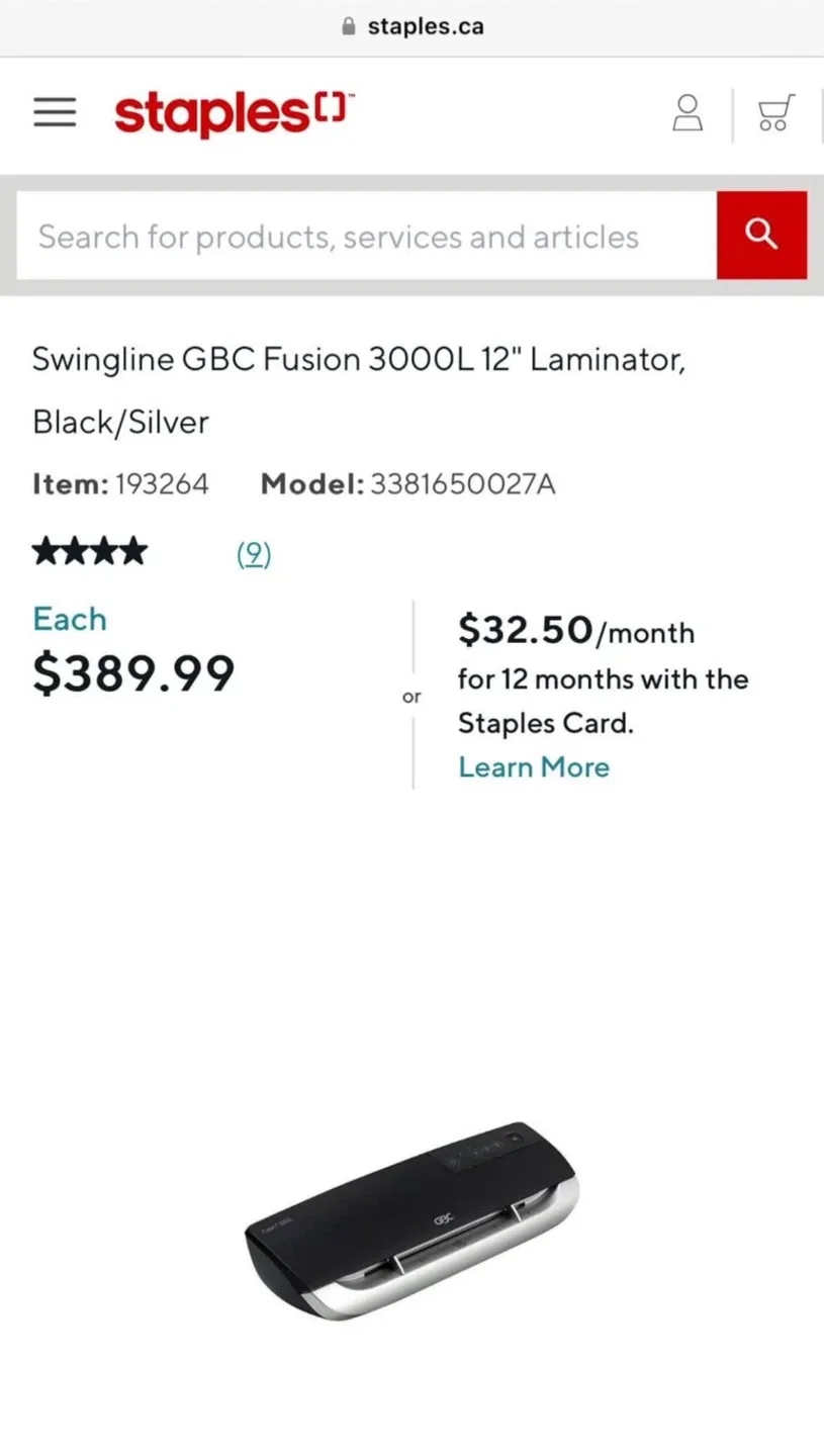 GBC Fusion 3000L 12" Laminator image indicator(6)