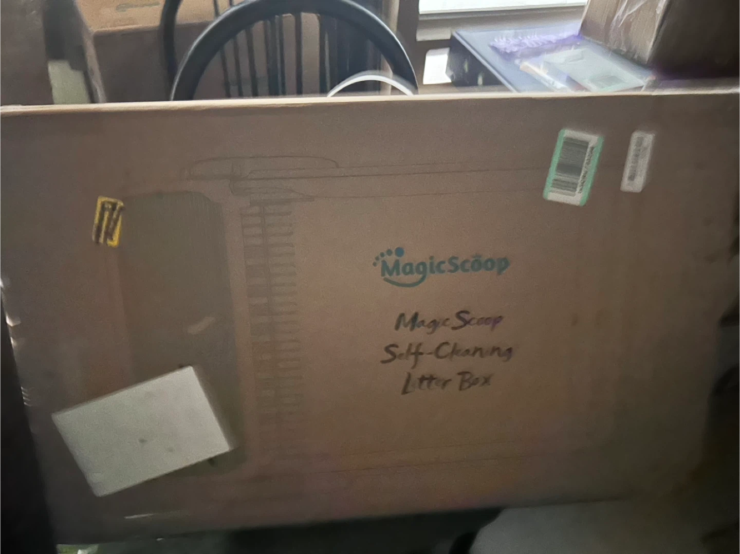 MagicScoop Self-Cleaning Litter Box + Eco Tofu Cat Litter - photo 3
