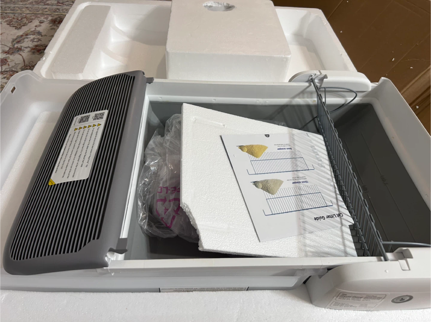 MagicScoop Self-Cleaning Litter Box + Eco Tofu Cat Litter - photo 2
