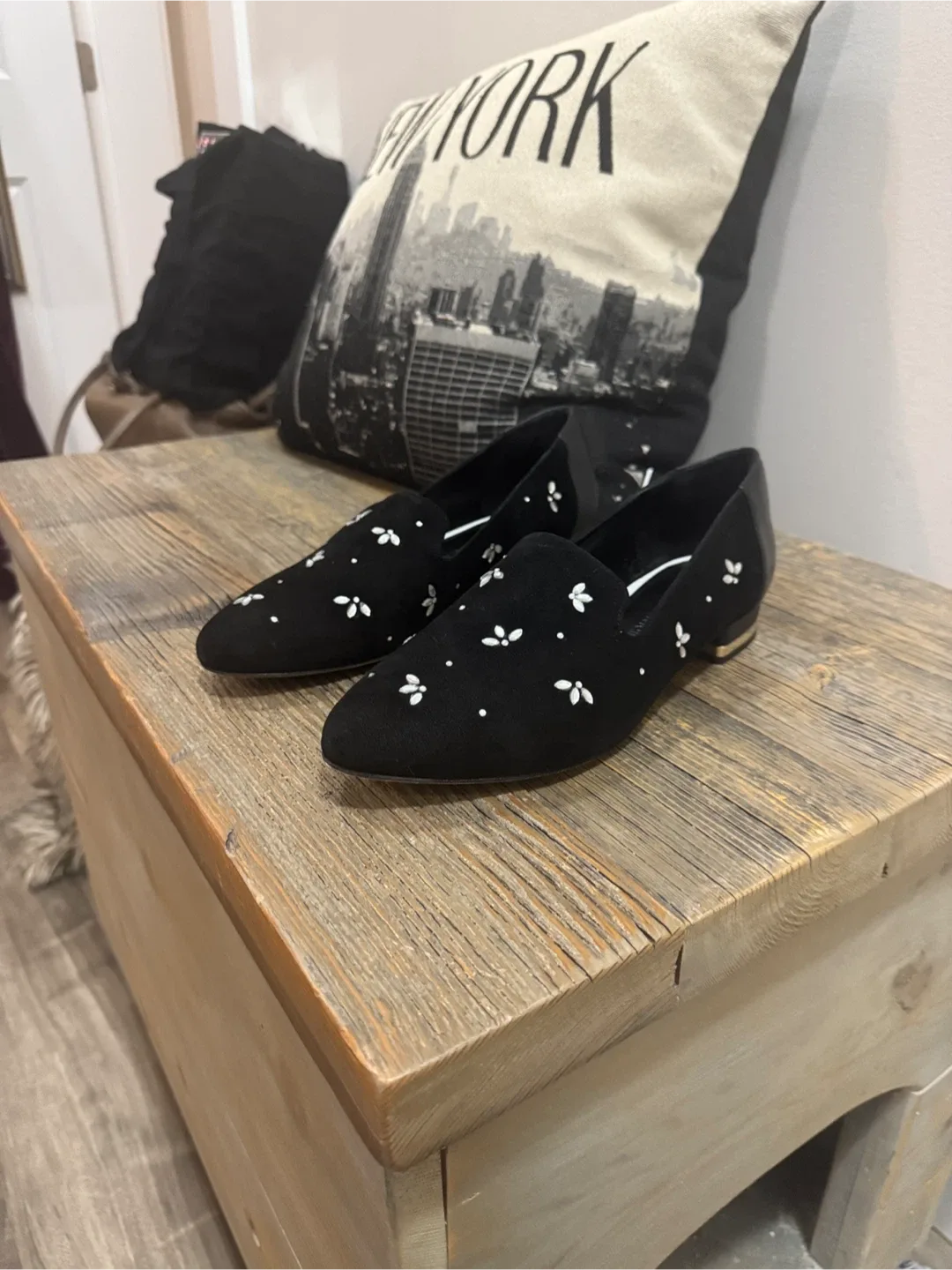 Anne fontaine Black suede Loafers image indicator(2)