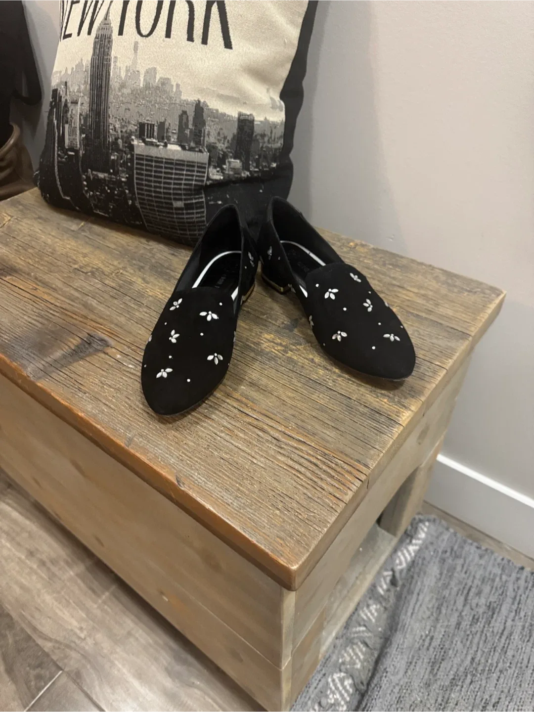 Anne fontaine Black suede Loafers image indicator(7)