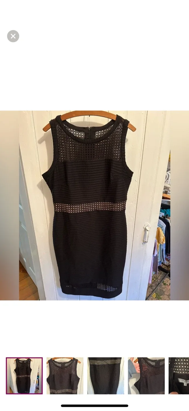 Maggy London for Melanie Lyne Black Dress - Size 14