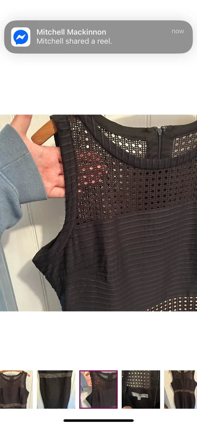 Maggy London for Melanie Lyne Black Dress - Size 14 image indicator(4)