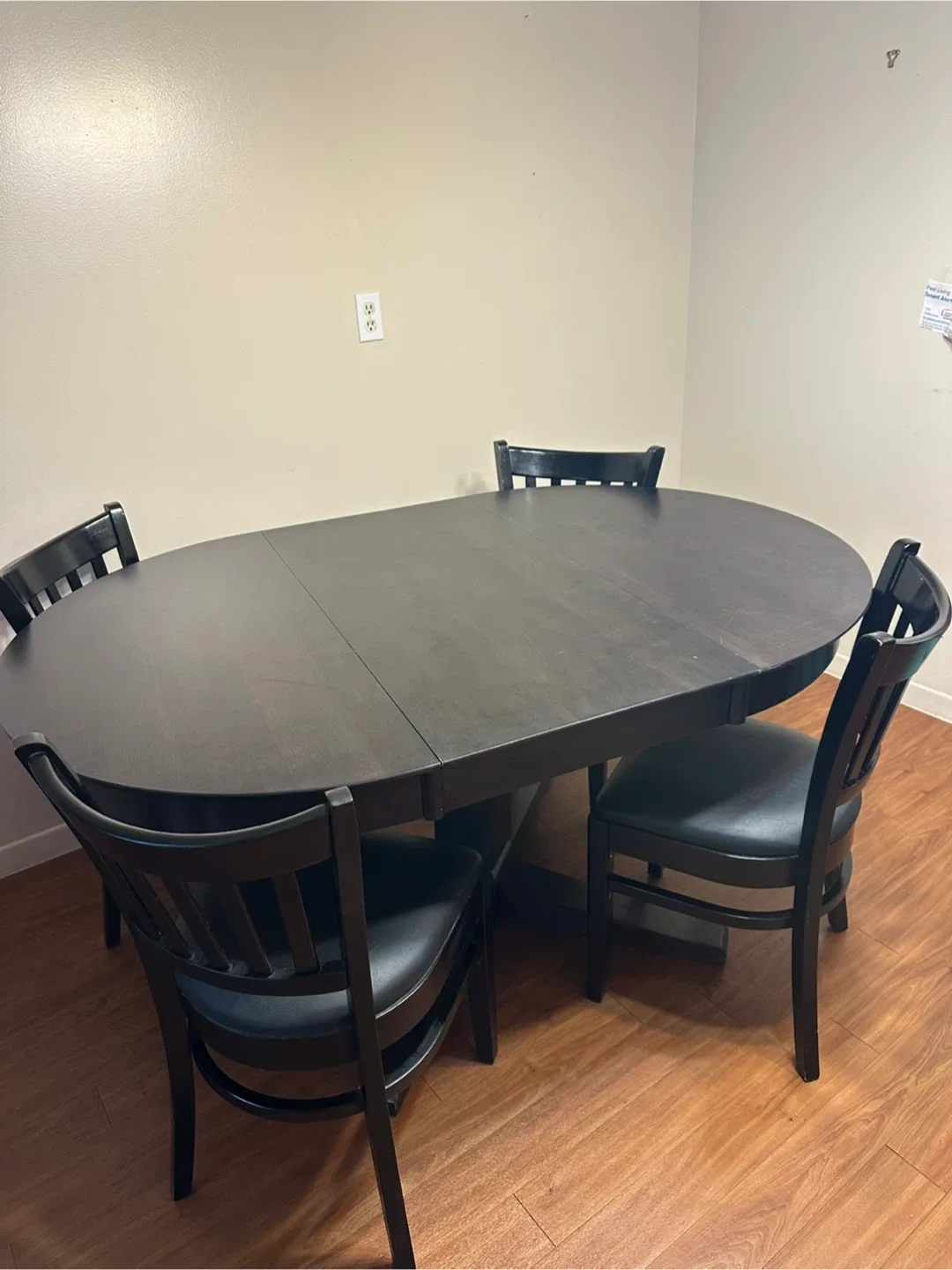 Dark brown Dining Table with 4 Chairs image indicator(3)
