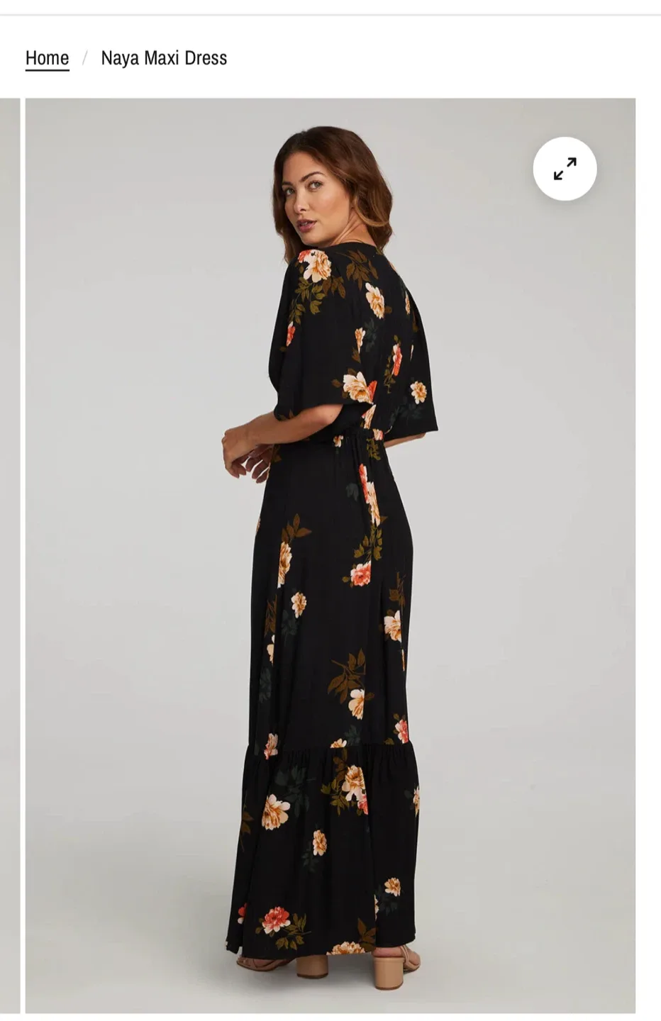 Saltwater LUXE black maxi dress - mes image indicator(4)