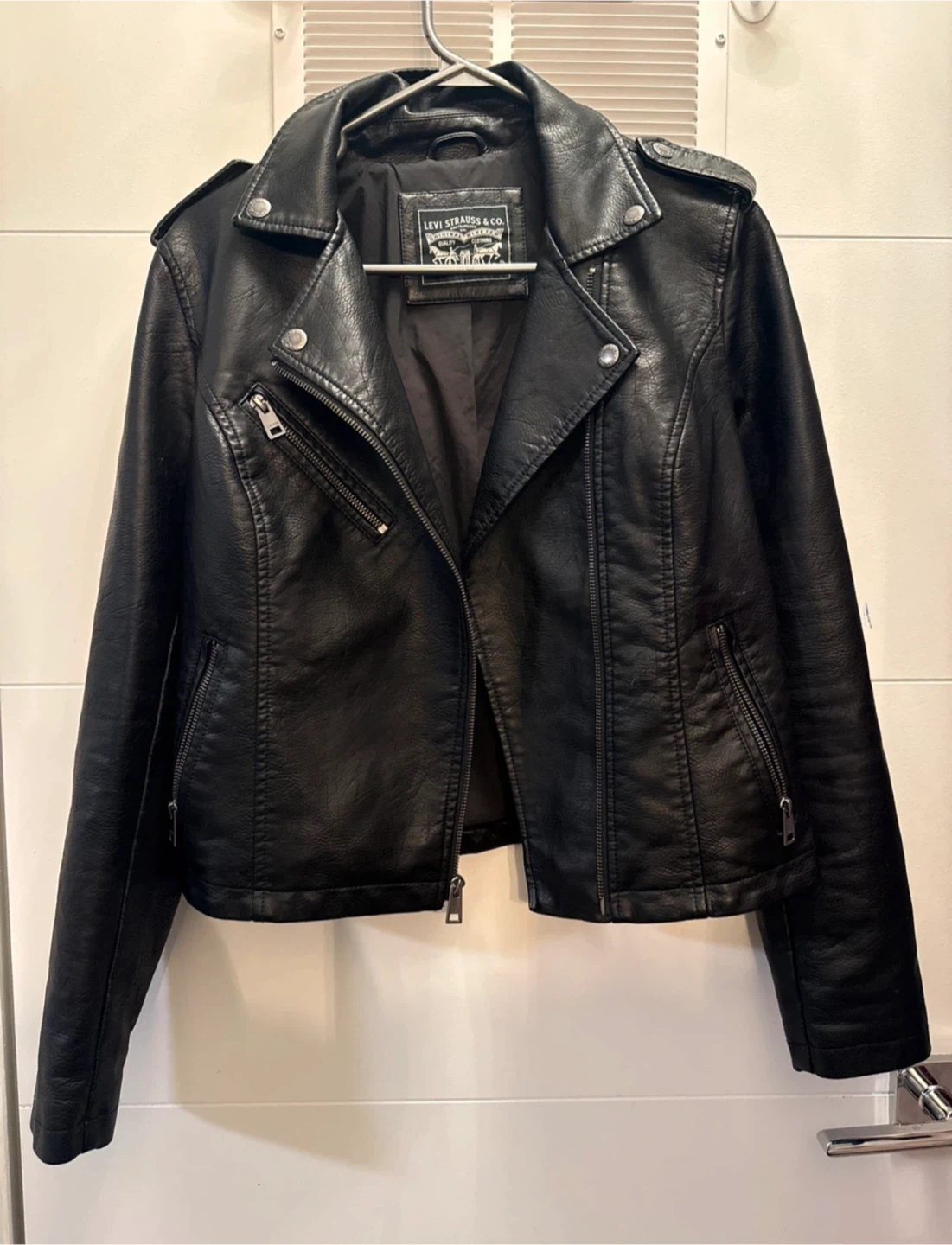 Levi Strauss & Co. Black Faux Leather Jacket - photo 2