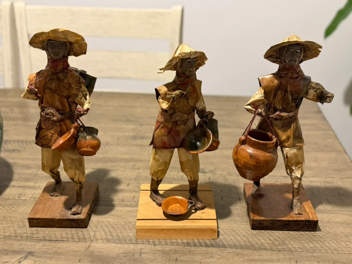 Vintage Mexican Paper figurines (Set of 3)