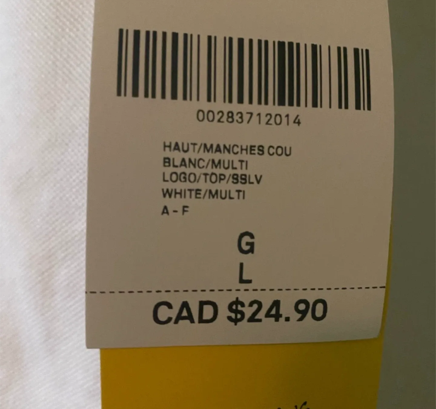 The Simpsons White Polo Crop Shirt - Size Large image indicator(3)