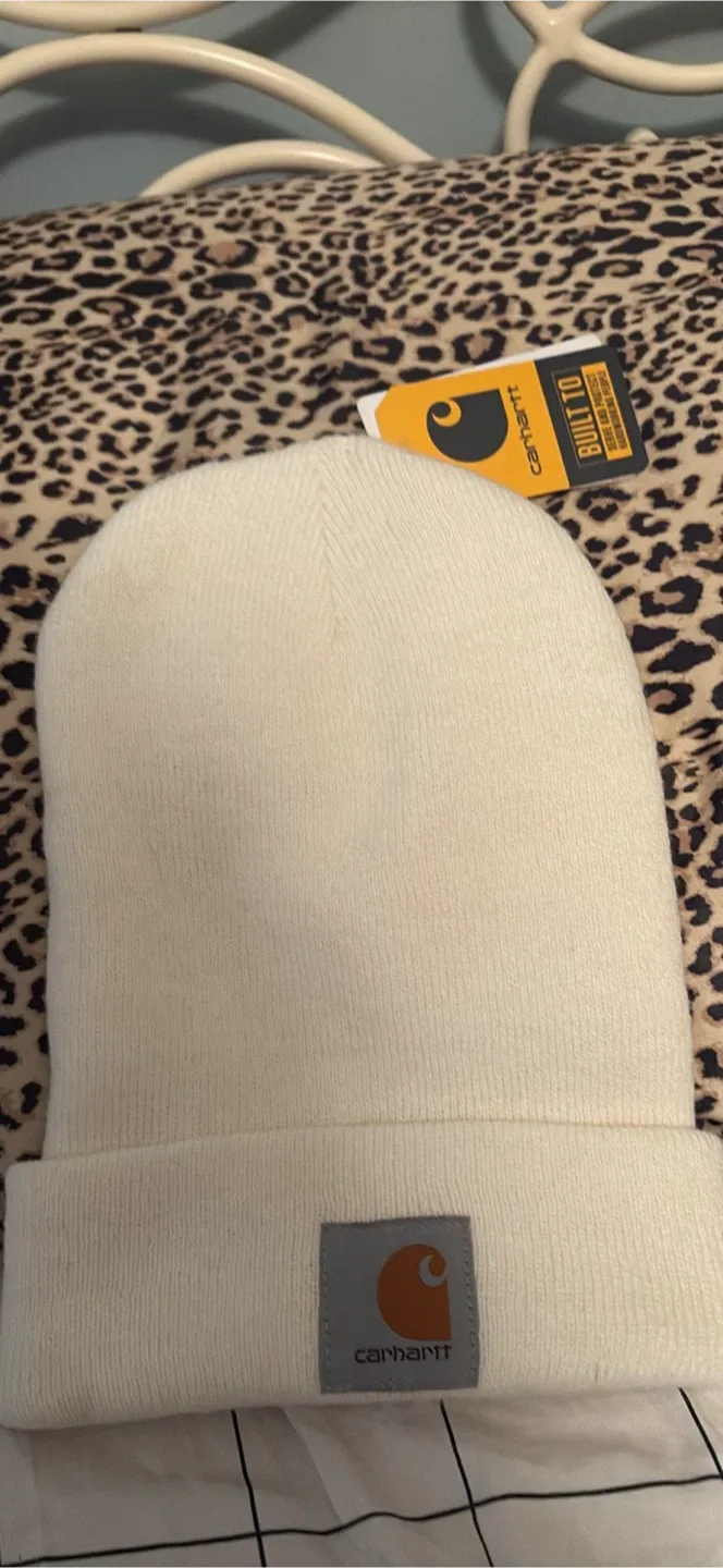 Carhartt  winter white Knit Beanie - New with tags!