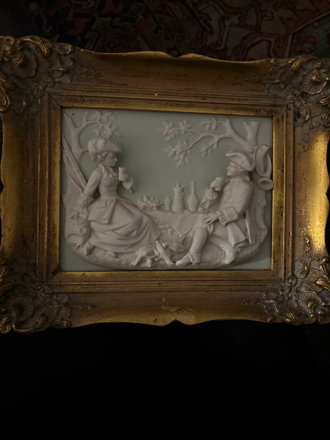 Alt Meissen Art Framed Porcelain Plaque image indicator(3)